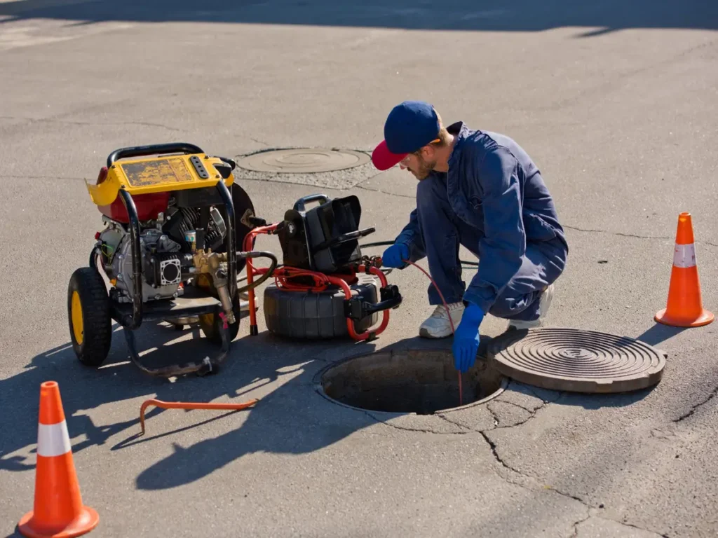 sewer scope inspection